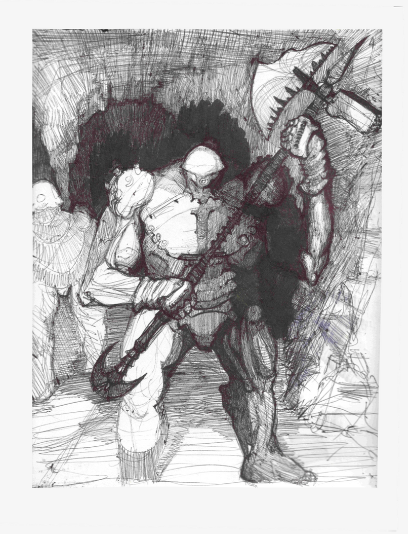 no.3 'Sleeping' 2022, Ink on paper, 19.5 x 28 cm